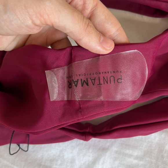 NEW Puntamar Sinai Red Fruit Brazilian Bikini Bottoms Low Rider Small - Picture 3 of 4